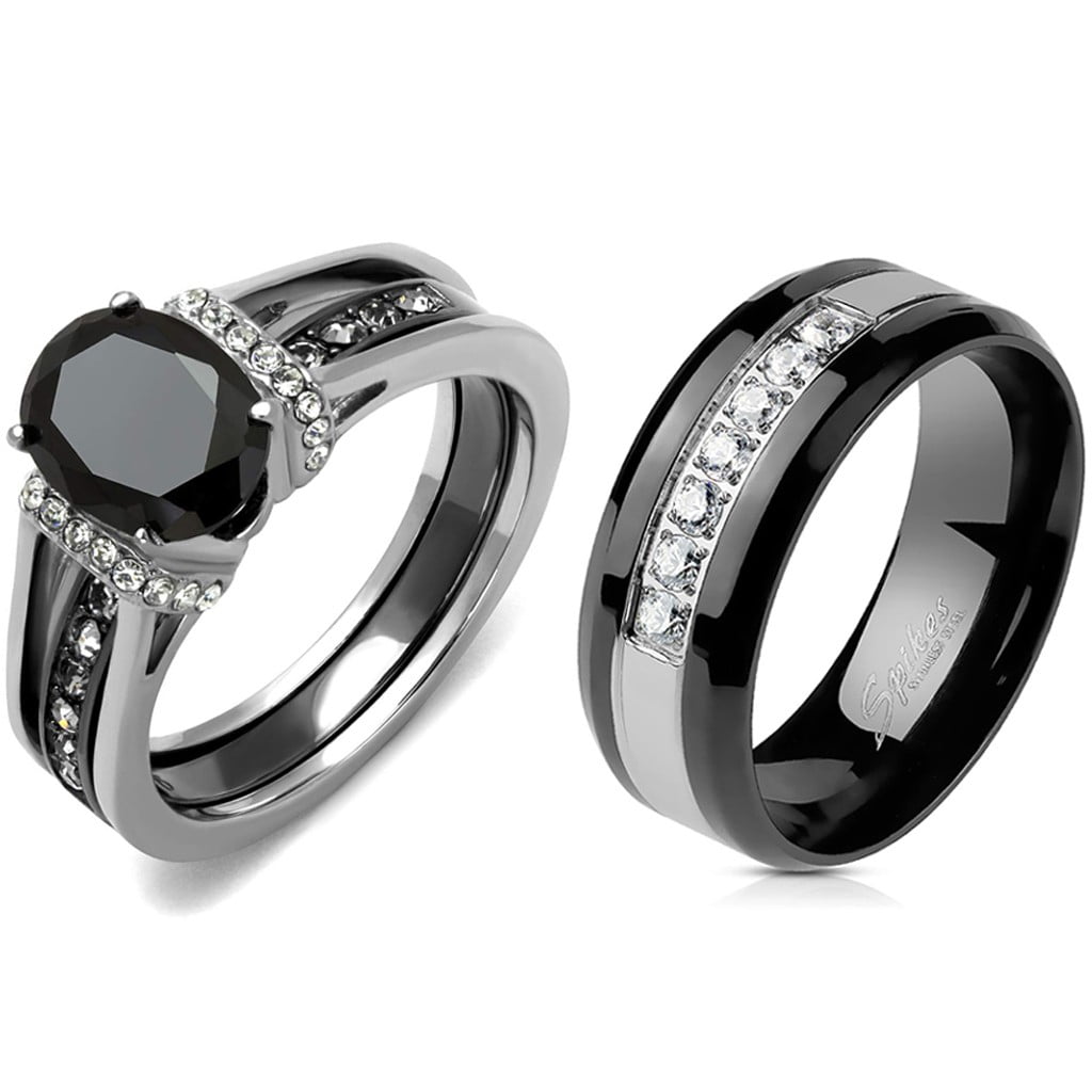Modern Diamond Couple Band Ring at 40000.00 INR in Mumbai | P.n Jewels